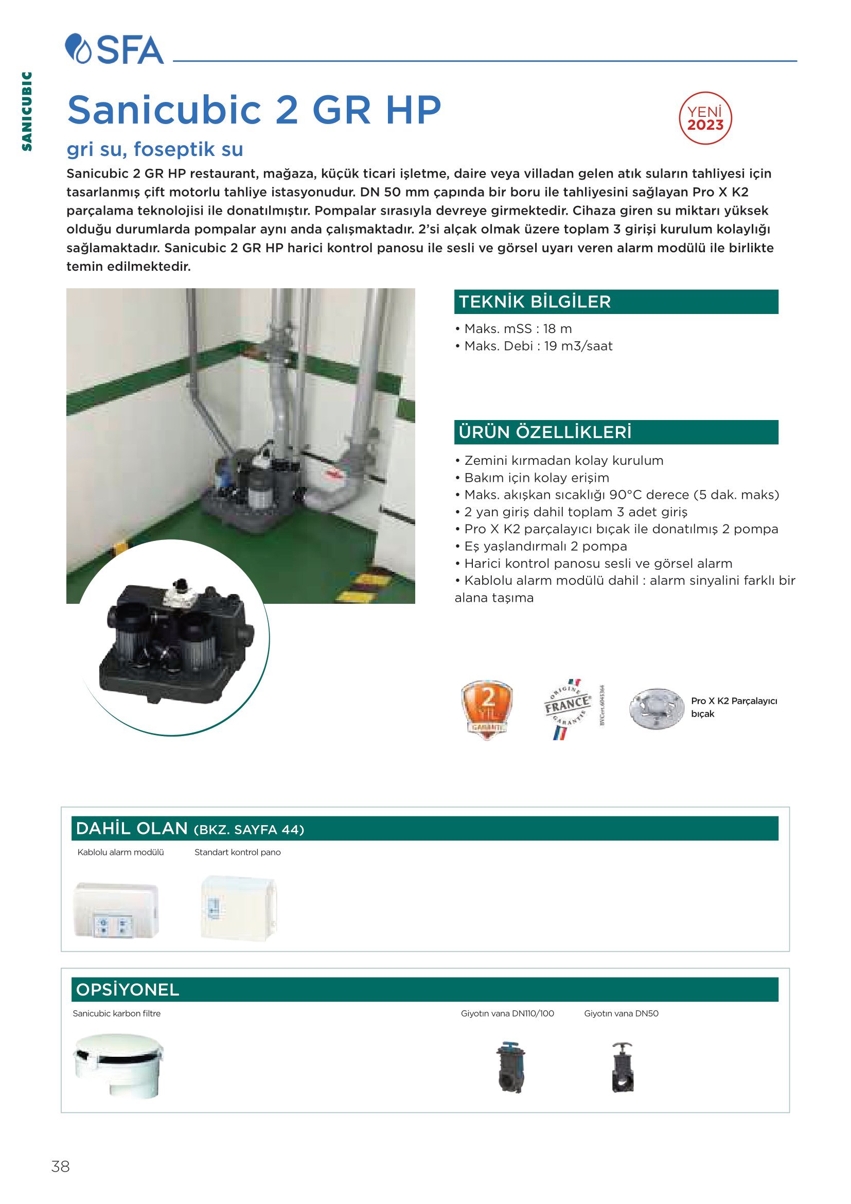 SANİFLO SANICUBIC 2 GR