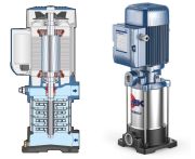 PEDROLLO MKm 1H - 5/5  Dik Milli Tek Pompalı Paket Hidrofor (Genleşme Tankı Hariç)  1,5 Hp , 70 Mss , 7,2 m3/h