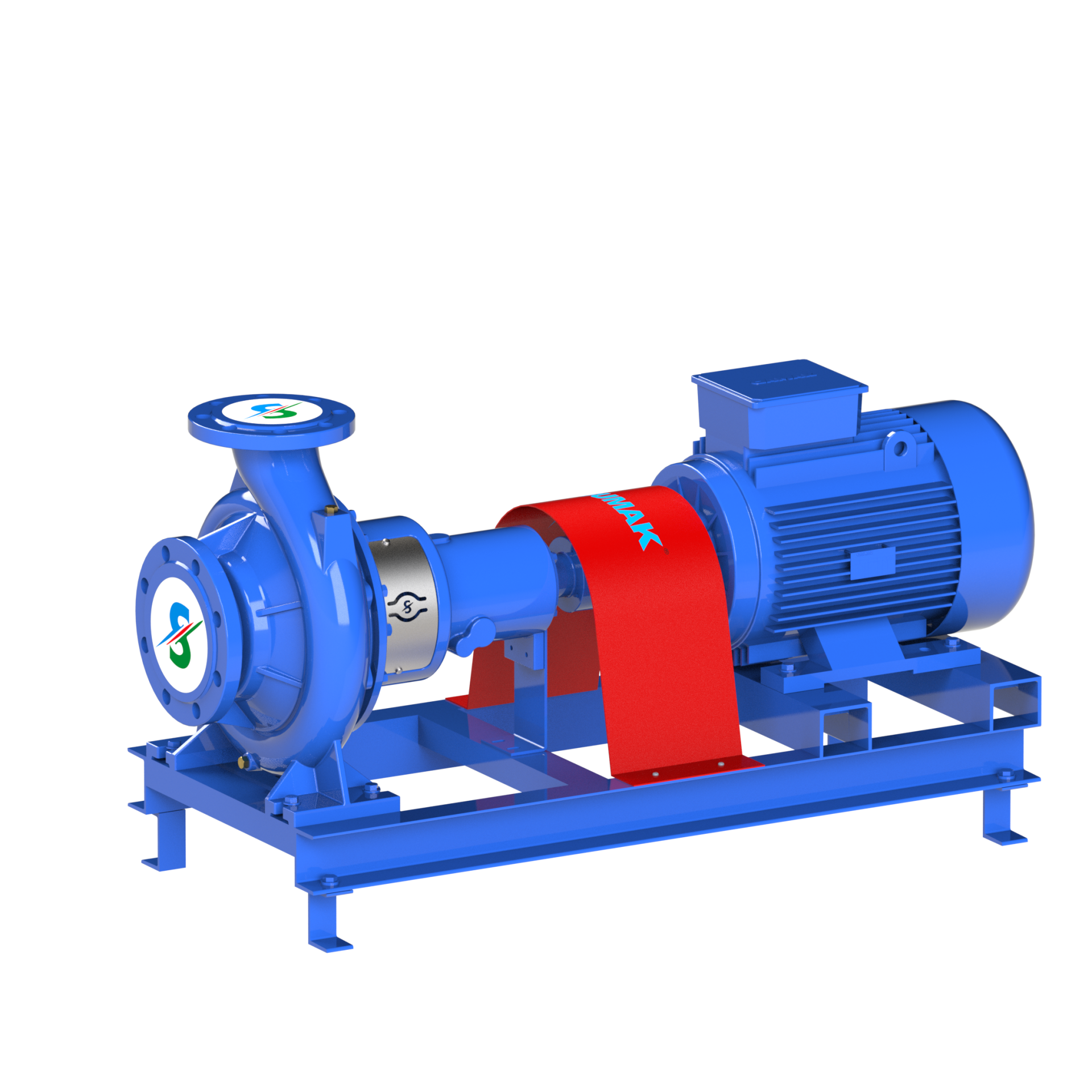 SUMAK SMT160/80 (11 KW) Motorlu Uçtan Emişli Santrifüj Pompa