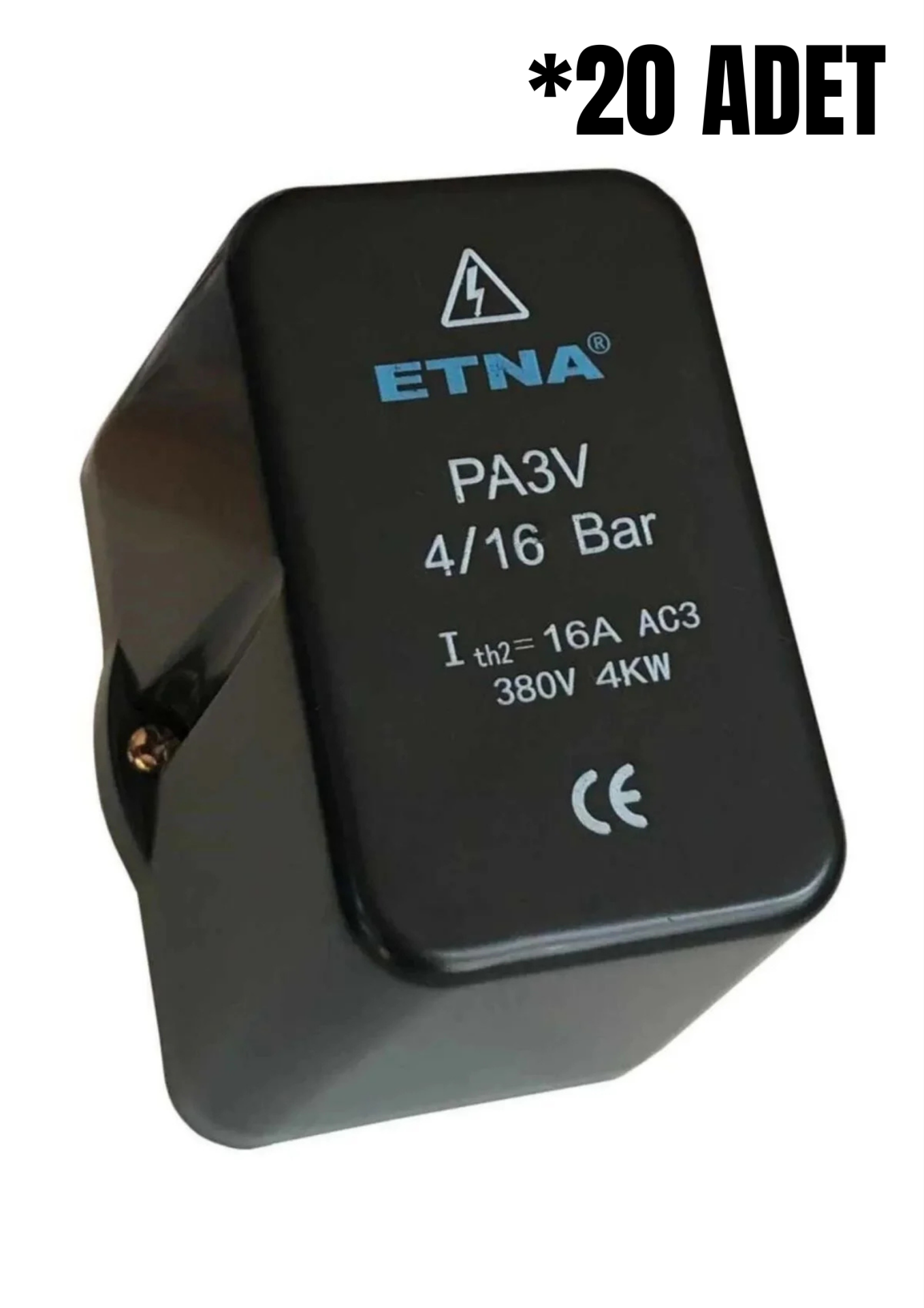 Etna 4-16 Bar Basınç Aralığı Hidrofor Ve Pompa Basınç Şalteri (Tahliye Valfli) (20' Li Koli)