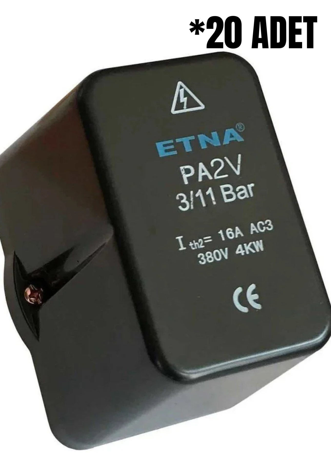 Etna 3-11 Bar Basınç Aralığı Hidrofor Ve Pompa Basınç Şalteri (Tahliye Valfli) (20' Li Koli)