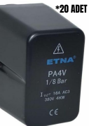 Etna 1-8 Bar Basınç Aralığı Hidrofor Ve Pompa Basınç Şalteri (20' Li Koli)