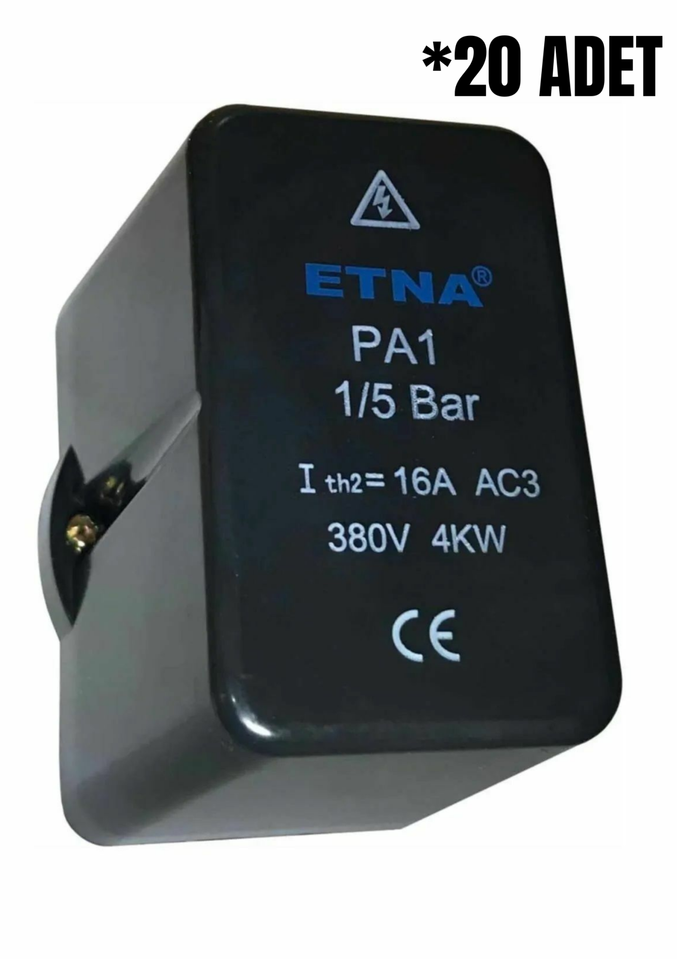 Etna 1-5 Bar Basınç Aralığı Hidrofor Ve Pompa Basınç Şalteri (20' Li Koli)