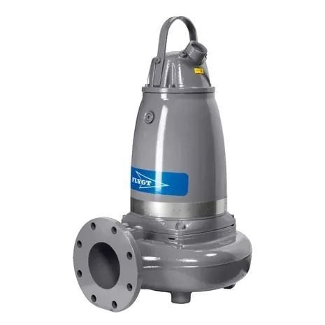 FLYGT NP-3202 LT (N Tip) Kendini Temizleyen Vortex Bıçaklı Foseptik Pompa, Ağır Hizmet Tipi Drenaj Pompası, Belediye Tipi Kanalizasyon Transfer Pompası