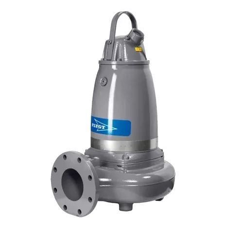 FLYGT NS-3202 HT (N Tip) Kendini Temizleyen Vortex Bıçaklı Foseptik Pompa, Ağır Hizmet Tipi Drenaj Pompası, Belediye Tipi Kanalizasyon Transfer Pompası
