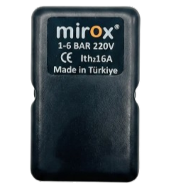 MİROX Monofaze 1-6 Tahliyesiz Basınç Şalteri 1/4'' Bağlantı