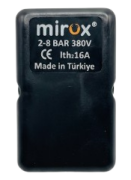 MİROX Trifaze 2-8 Tahliyesiz Basınç Şalteri 1/4'' Bağlantı