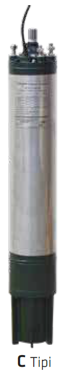 İMPO 6'' C TİPİ 30 HP (22 kW) TRİFAZE DALGIÇ MOTOR