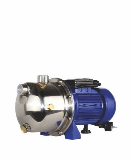 Yıldız Su SJET100C 1 Hp Jet Su Pompası – SS 304 Paslanmaz Çelik Gövde, Krom Milli ve Fanlı