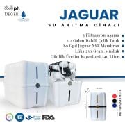 PRADA JAGUAR Pompalı 8 Litre Ev Tipi Tezgah Altı Su Arıtma Cihazı (Beyaz)