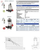 SUMAK SDF 18/2 Y Paslanmaz Gövdeli Atık Su Dalgıç Pompası (Monofaze) (1,8 HP)