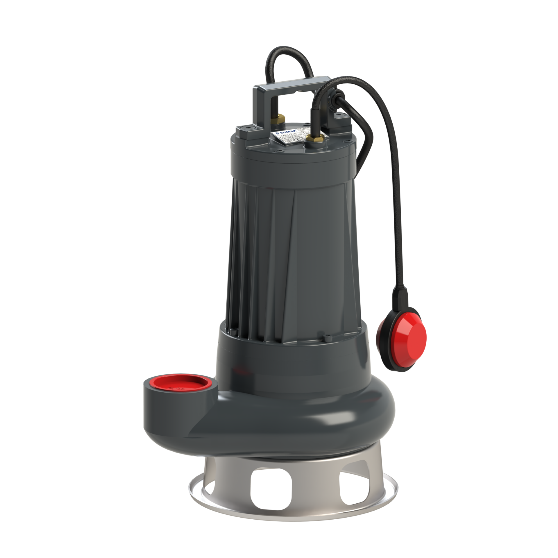 SUMAK SDT 30/2.5 Paslanmaz Çarklı Foseptik Dalgıç Pompa (3 HP - Trifaze)