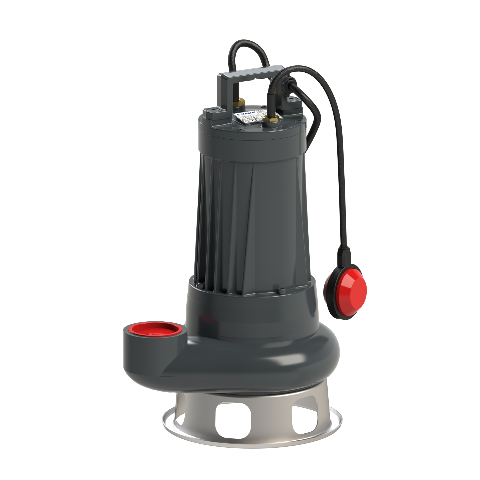 SUMAK SDT 30/2.5 Paslanmaz Çarklı Foseptik Dalgıç Pompa (3 HP - Trifaze)