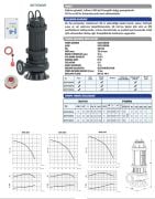 SUMAK SDTK 200/6 Ağır Hizmet Tipi 1450 d/d Foseptik Dalgıç Pompa (20 HP)