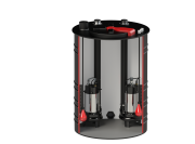 SUMAK SMAC-1800 A Termoplastik Tanklı Foseptİk Dalgıç Pompa Sistemİ (150 LT - Monofaze - SBRM18/2P A)