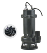 İMPO WQ 15-9-1.1 QG  C Tipi Döküm Fanlı Foseptik Drenaj Pompası  1,5 Hp , 14 Mss , 30 m3/h , 20mm Partikül Geçirgenliği