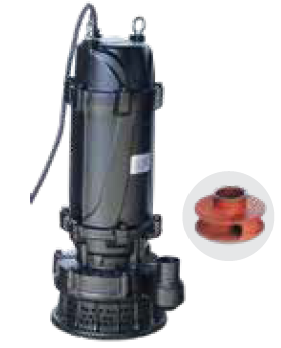 İMPO 65B21.5S  Geniş Kapalı Fanlı Atık Su Drenaj Dalgıç Pompası  2 HP , 20 Mss , 37 m3/h , 25mm Partikül Geçirgenliği