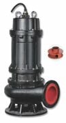 İMPO 150WQ 130-20-15  Ağır Hizmet Tipi 1450 d/d Geniş Kapalı Fanlı Drenaj Pompası 6'' Çıkış  20 HP , 24 Mss , 250 m3/h , 70mm Partikül Geçirgenliği