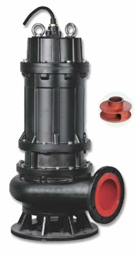 İMPO 250B 445  Ağır Hizmet Tipi 1450 d/d Geniş Kapalı Fanlı Drenaj Pompası 10'' Çıkış  60 HP , 34 Mss , 900 m3/h , 70mm Partikül Geçirgenliği