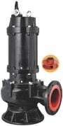 İMPO 200B47.5  Ağır Hizmet Tipi Geniş Kapalı Fanlı Drenaj Pompası 8'' Çıkış  10 HP , 12 Mss , 400 m3/h , 80mm Partikül Geçirgenliği
