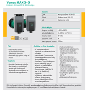 WİLO YONOS MAXO-D 32/0,5-11 Frekans Konvertörlü İkiz Sirkülasyon Pompası