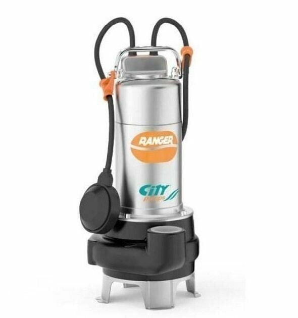 City Pumps RANGER 10/50 T Paslanmaz Gövdeli Foseptik Dalgıç Pompa (Trifaze) (1 HP)