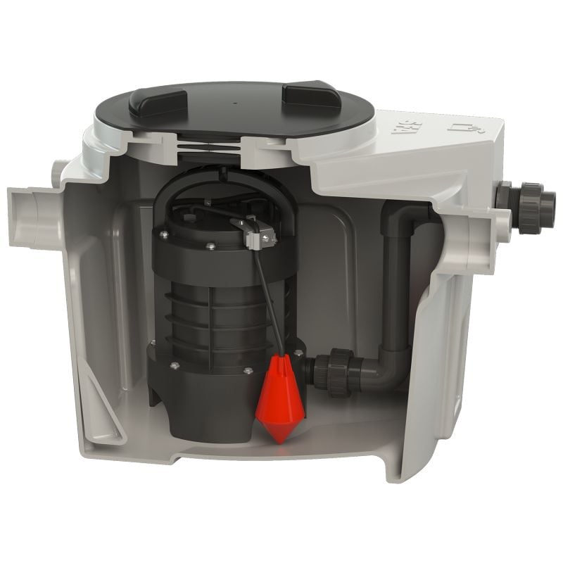 SANİFLO SANIFOS 110  Zemin Altı Foseptik Tahliye İstasyonu, Tek Pompa, Bıçaklı, Monofaze  14 Mss , 15 m3/h