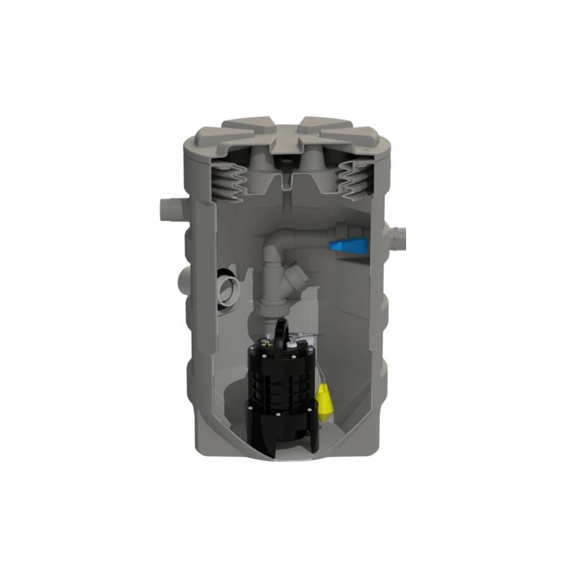 SANİFLO SANIFOS 280 1 VX S  Zemin Altı Foseptik Tahliye İstasyonu, Tek Pompa, Vortex, Monofaze  13 Mss , 26 m3/h