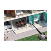 SANİFLO SANIFOS 610 2 GR S  Zemin Altı Foseeptik Tahliye İstasyonu, Çift Pompa, Bıçaklı, Monofaze  14 Mss , 15 m3/h