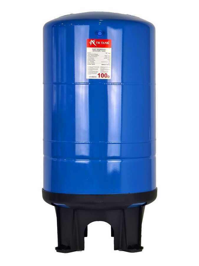 TR TANK 100 LT Dikey Sabit Membranlı Patlamayan Hidrofor Genleşme Tankı (Uzun Ömürlü)