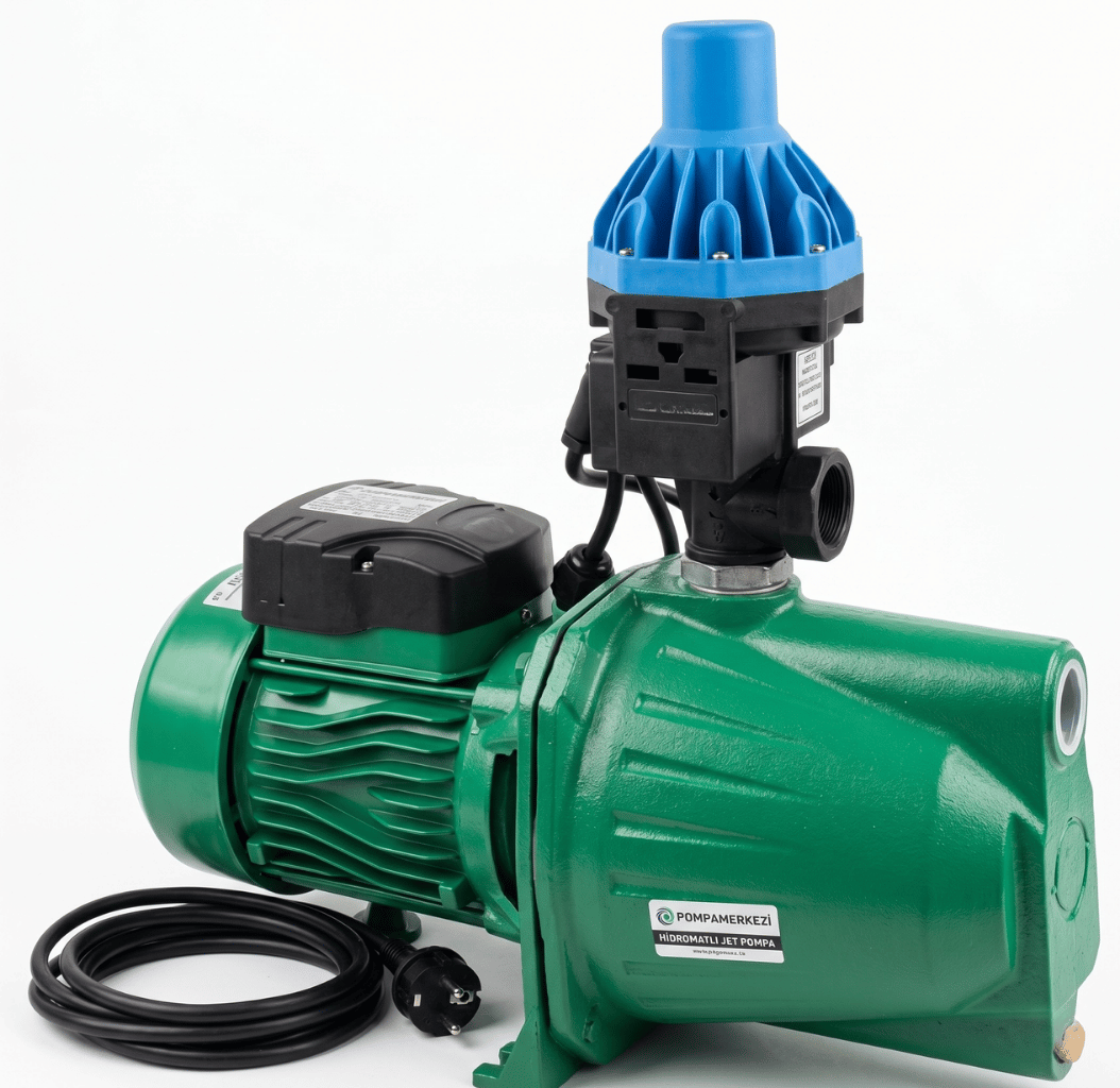 YJET 100 Bronz Fanlı Hidromatlı Jet Su Pompası (1 HP - Monofaze)