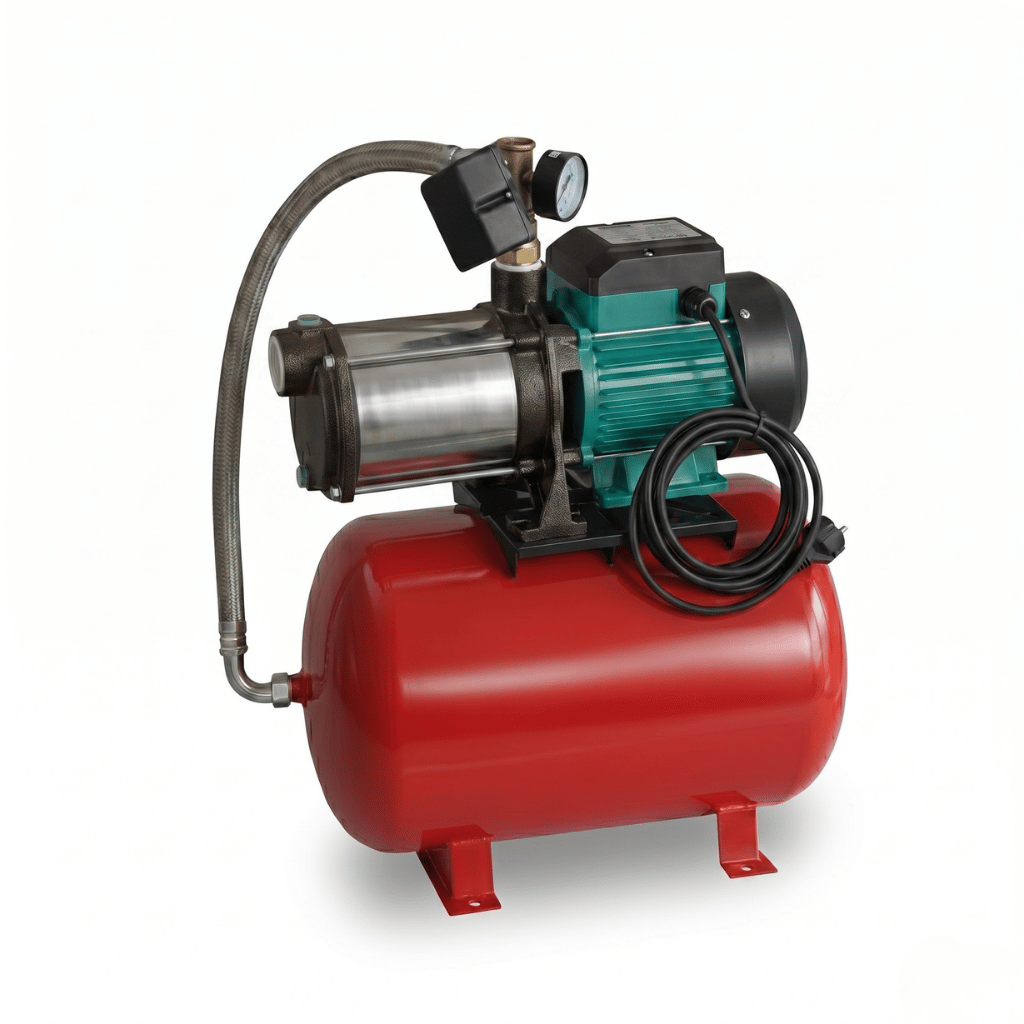 HMC-145-5SH Noril Fanlı Yatay Çok Kademeli Hidrofor (2 HP - Monofaze - 50 LT Tank)