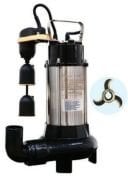 İMPO V1100DFA Asansör Flatörlü Bıçaklı Foseptik Drenaj Dalgıç Pompası (1.5 HP - Monofaze)