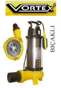 VORTEX V50 300F 3 HP BIÇAKLI POMPA