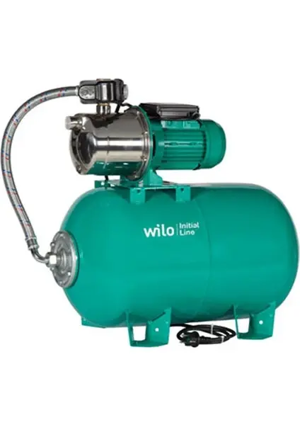 WİLO AQUA SPS 25-4.47 Hidrofor 25 Litre Tanklı 1,3 HP 5 Kat--10 Daire