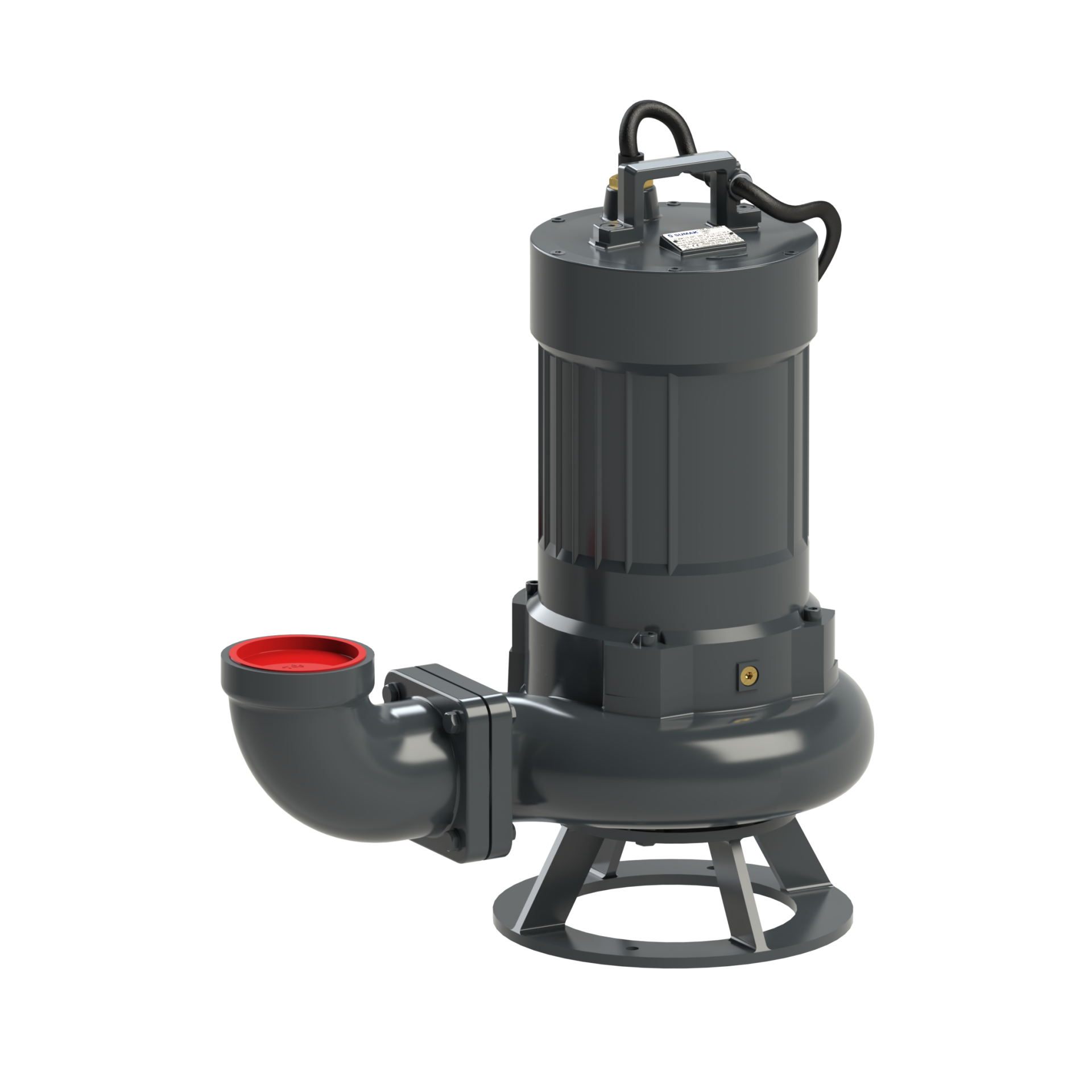 SUMAK SDTV100/4 Döküm Gövdeli Foseptik Dalgıç Pompa (Trifaze) (10 Hp)