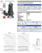 SUMAK SDTV100/4 Döküm Gövdeli Foseptik Dalgıç Pompa (Trifaze) (10 Hp)