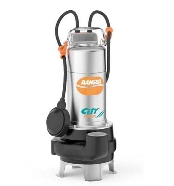 City Pumps RANGER 10/35 M Paslanmaz Foseptik Dalgıç Pompa (Monofaze) (1 Hp)