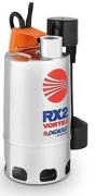 PEDROLLO RXm 4/40 GM Paslanmaz Dalgıç Drenaj Pompası,  1 Hp, 10 Mss , 16,8 m3/h , 40mm partikül çapı , 10mt kablo