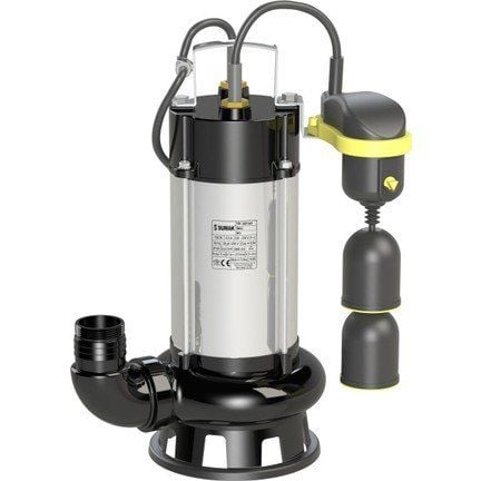 SUMAK SDF18/2-A Asansör Flatörlü Paslanmaz Foseptik Dalgıç Pompası (Monofaze) (1,8 Hp)