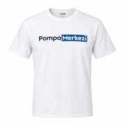 PompaMerkezi Logolu Regular Fit Kısa Kollu Tişört