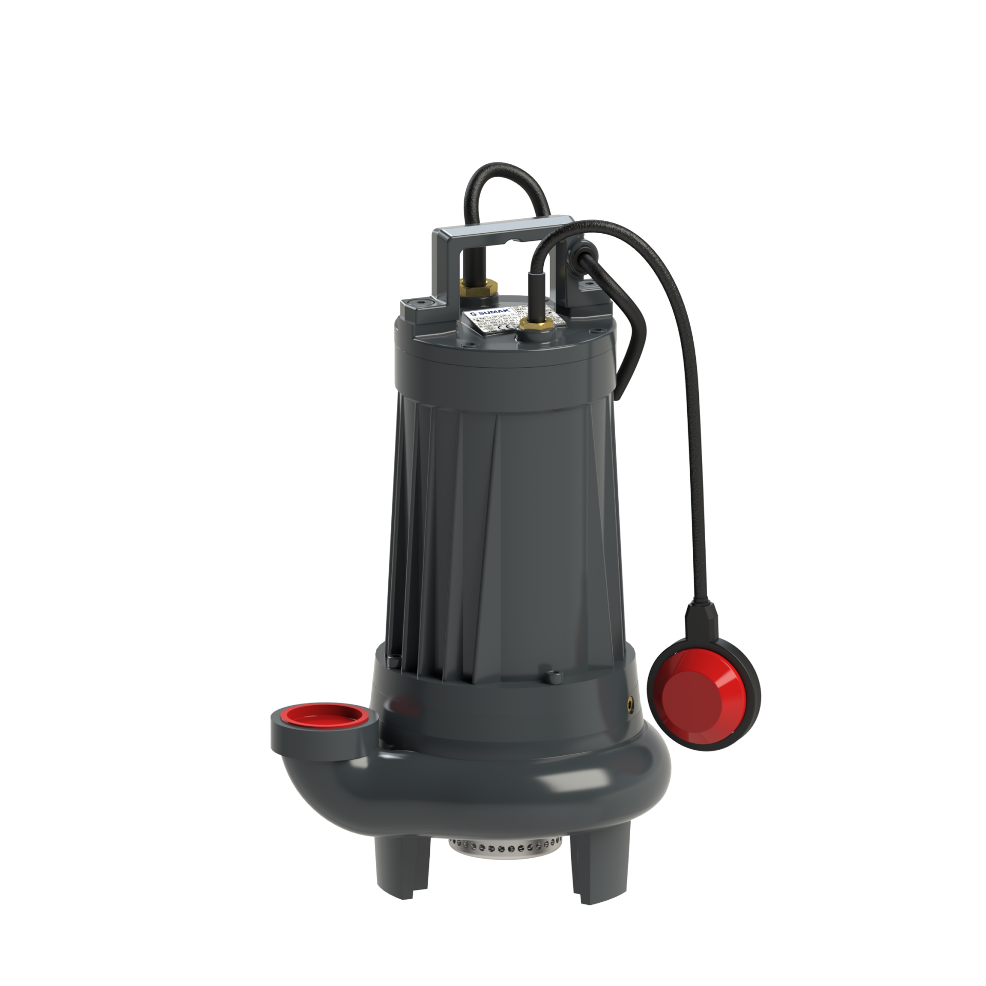 SUMAK SDF25/2 Döküm Gövdeli Temiz Su Dalgıç Pompa (Monofaze) (3 Hp)