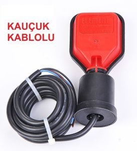 ELEMENT 3 Metre Kauçuk Kablolu Temiz Su Seviye Flatörü (Pompa Şamandırası)