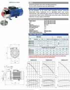 SUMAK SMINOX/A-300/2T  (Açık Fanlı) Full Paslanmaz Santrifüj Pompa (3 HP - Trifaze)