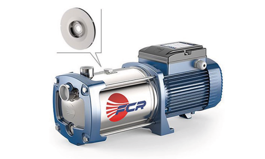 PEDROLLO FCRm 90/6  Komple 304 Paslanmaz Yatay Kademeli Santrifüj Pompa  (Monofaze) (2 HP)