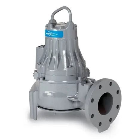 FLYGT FP-3102 LT (F Tip) Kendini Temizleyen Vortex Bıçaklı Foseptik Pompa, Ağır Hizmet Tipi Drenaj Pompası, Kanalizasyon Transfer Pompası